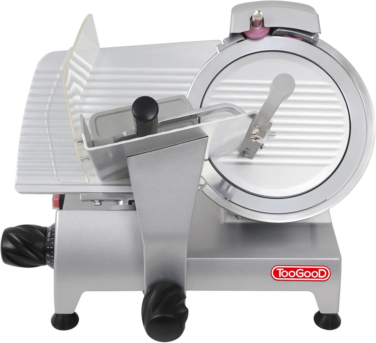 Electric Meat Slicer with 8.7 Italian Carbon Steel Blade, 0.5mm to 15mm Adjustable Slicing Thickness M4853