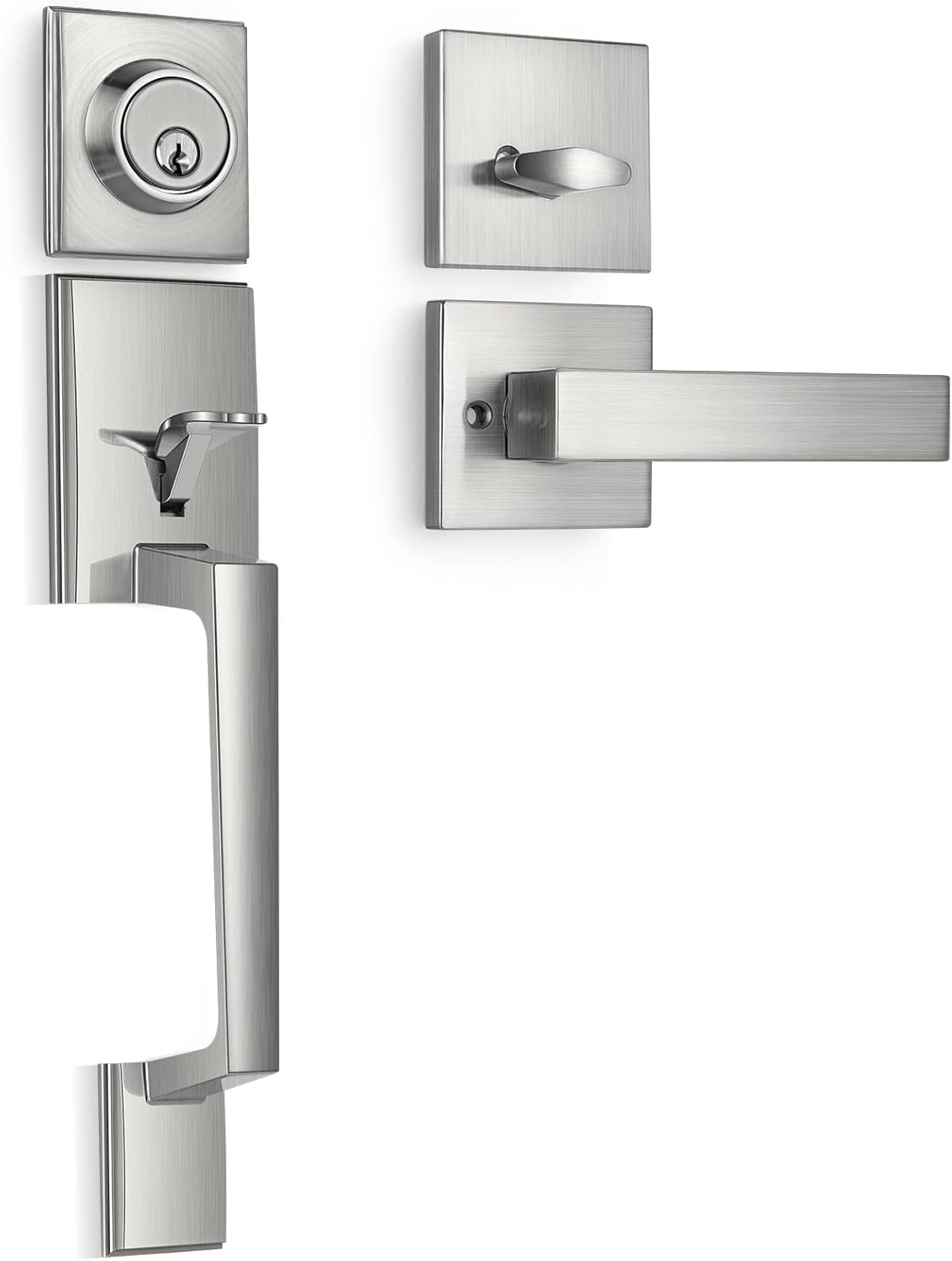 Matte Black Door Handle Pack of 2 Y40309