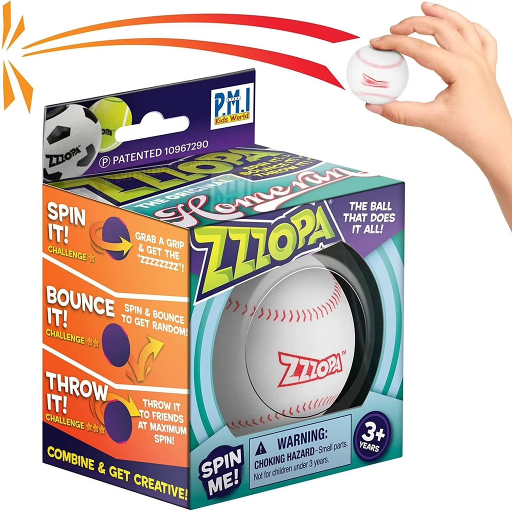 Fidget Stress Ball Mini Baseball Spin Bounce Toy I418