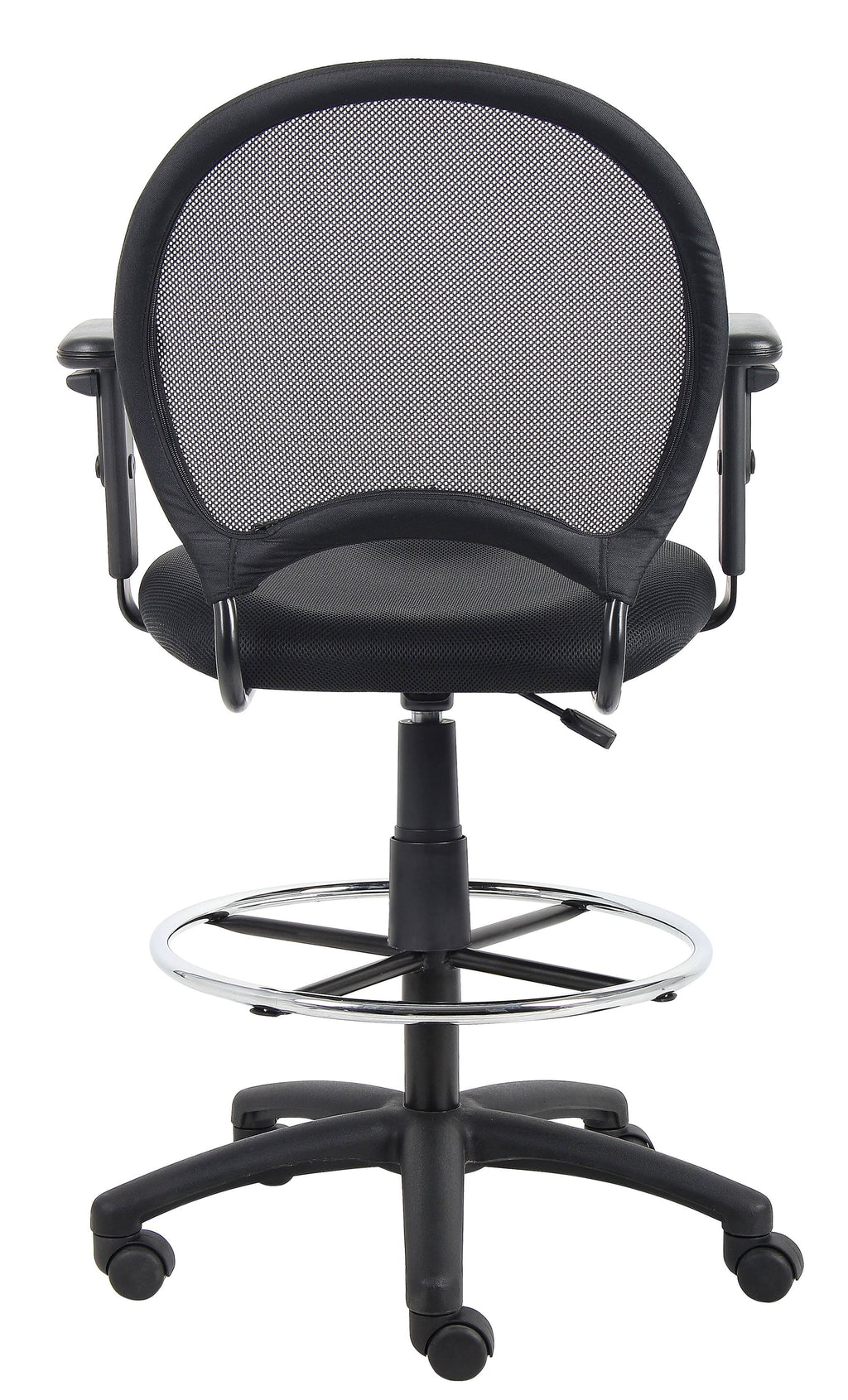 Mesh Drafting Stool with Adjustable Arms Q9349