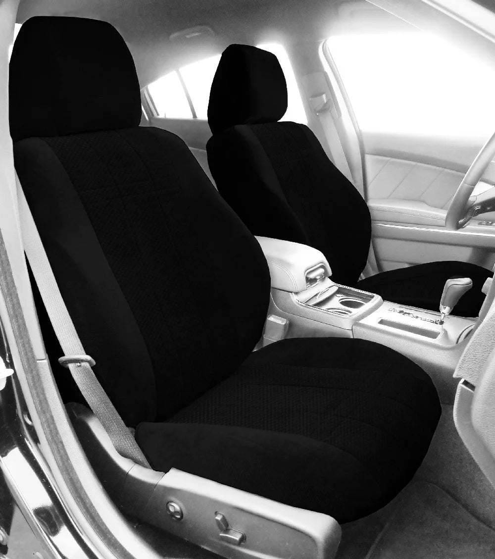 Black Monarch Insert Velour Seat Covers C18825