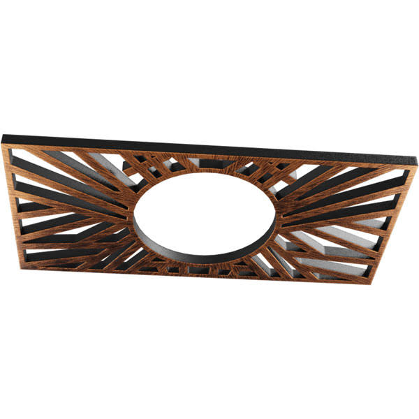 40x22W x 20x22H x 14 3/4x22ID x 1x22P PVC Pierced Ceiling Medallion W818