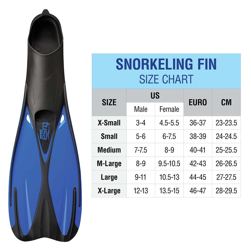 Blue Full Foot Fin M6343