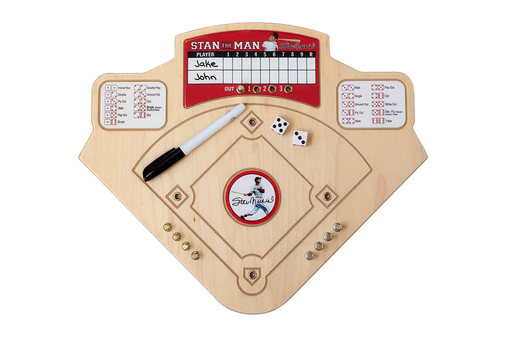 Handcrafted Wooden Baseball Game P39394