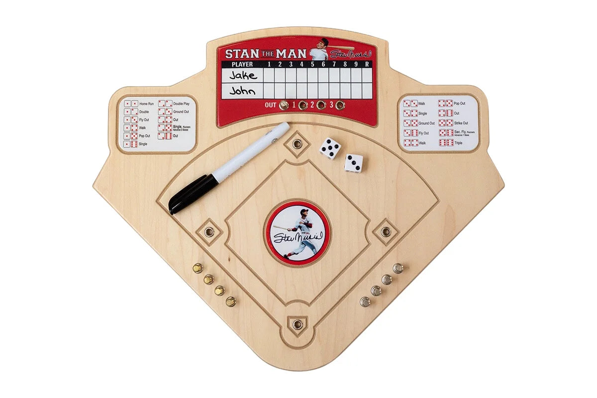 Handcrafted Wooden Baseball Game P39394