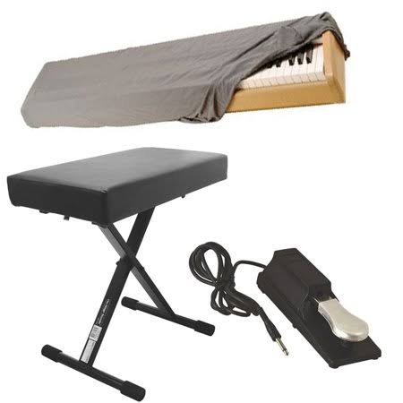 X-Style Bench, Keyboard Dust Cover, Universal Keyboard Sustain Pedal Q946