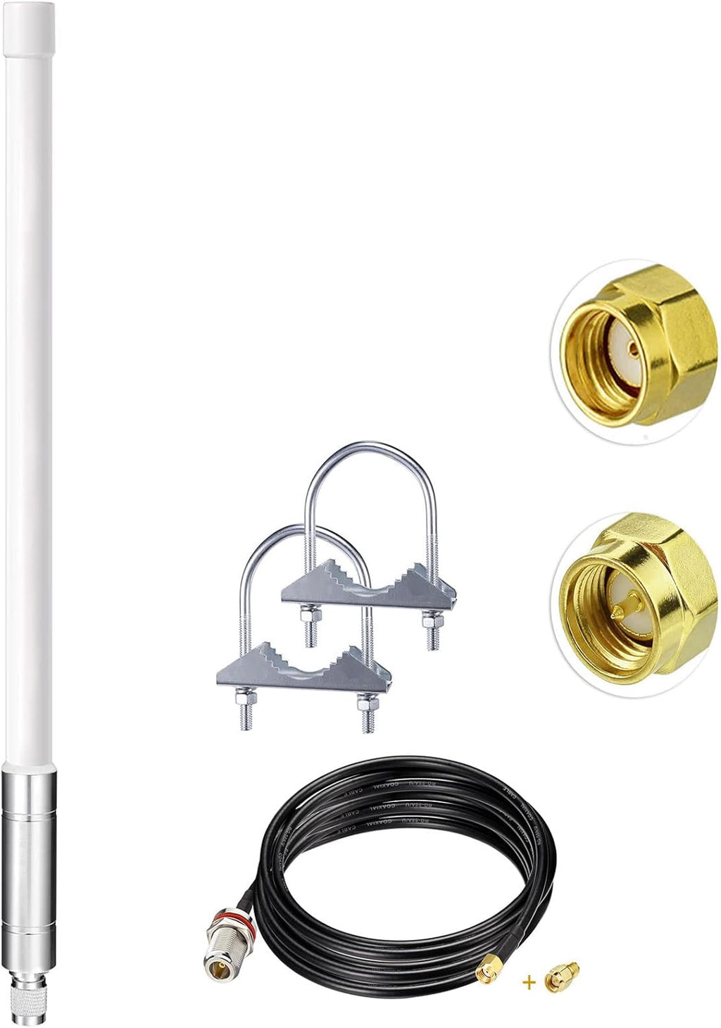 43.3inch 8dBi 915MHz Lora Antenna with 10ft Low Loss Cable D4312