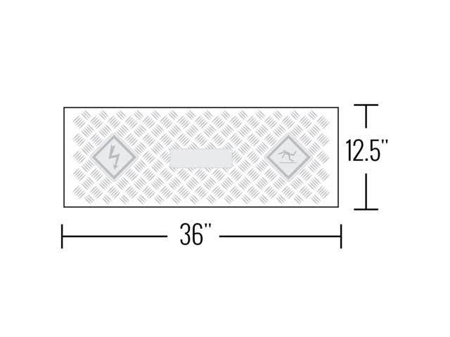 Polyurethane Heavy Duty Protector Bridge for 5 Channel Cable Protector T168