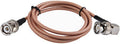 BNC Male Right Angle to BNC Male STR8 Low Loss Coax RF Cable Pack of 2 F3381