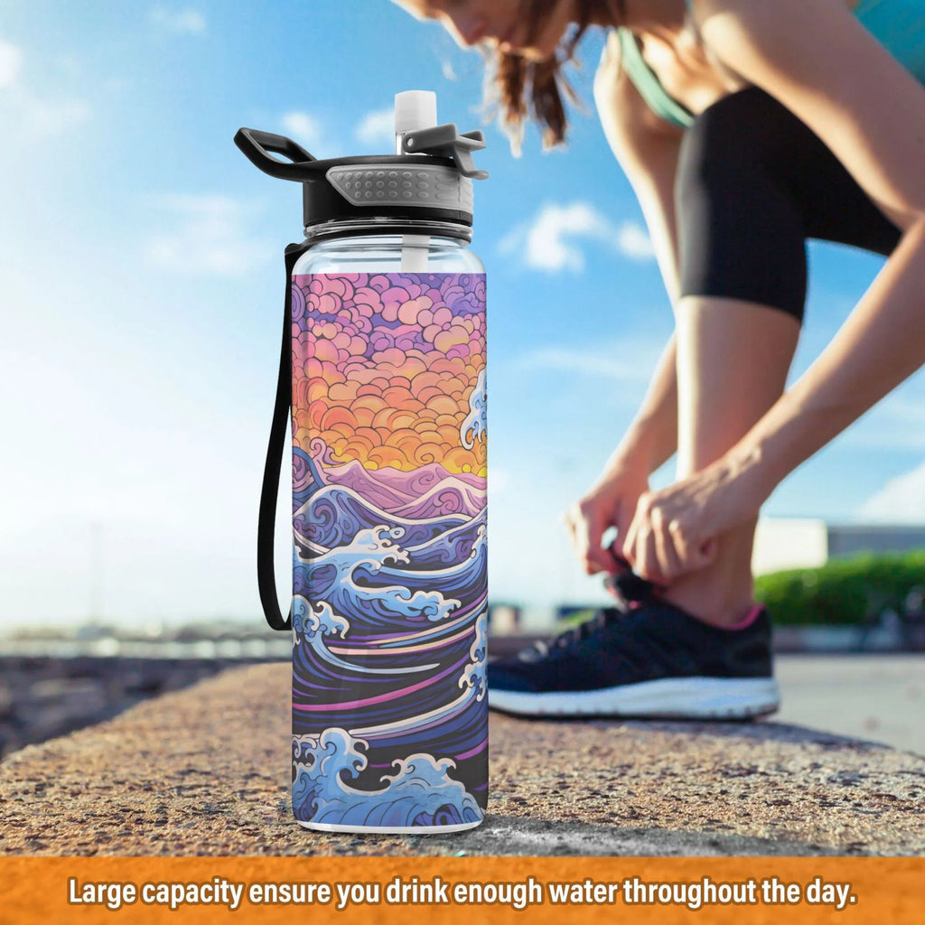 Purple 32oz Tritan Leakproof Sports Bottle K55613