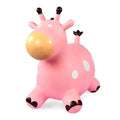 Pink Inflatable Bouncing Giraffe Kids Hopper S4664