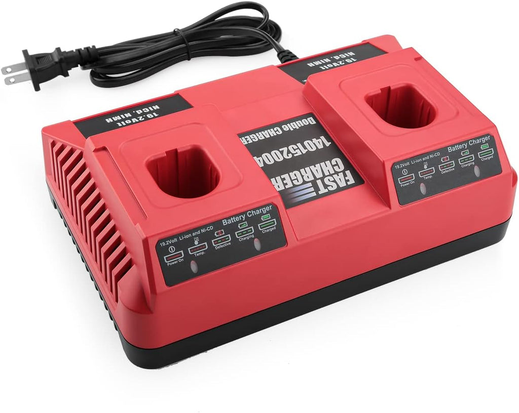 Dual Port Battery Charger for Craftsman C3 19.2-Volt Ni-Cd Lithium-Ion Battery Pack of 2 E39219