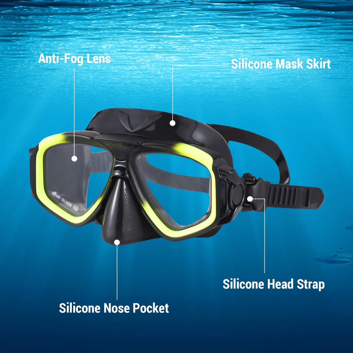 Swimming Equipment Snorkel Set J987510