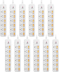 12 Pack Surge Protector Power Strip with Individual Switch T706178