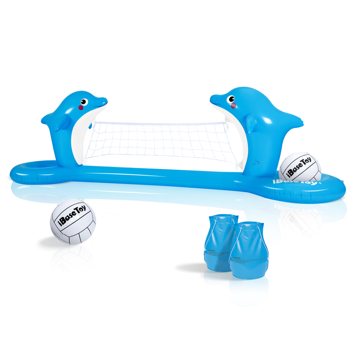 Inflatable Volleyball Game Set with Floating Net W109872