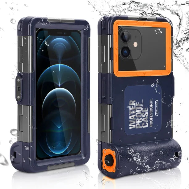 Waterproof Protective Case for Phones Up to 6.9 Inch with Lanyard S300406
