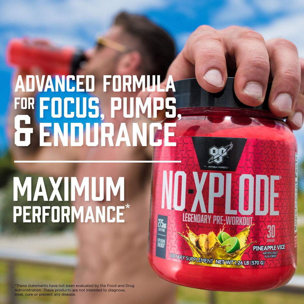 60 Servings Fruit Punch Pre Workout Supplement with Creatine and Beta-Alanine E6592