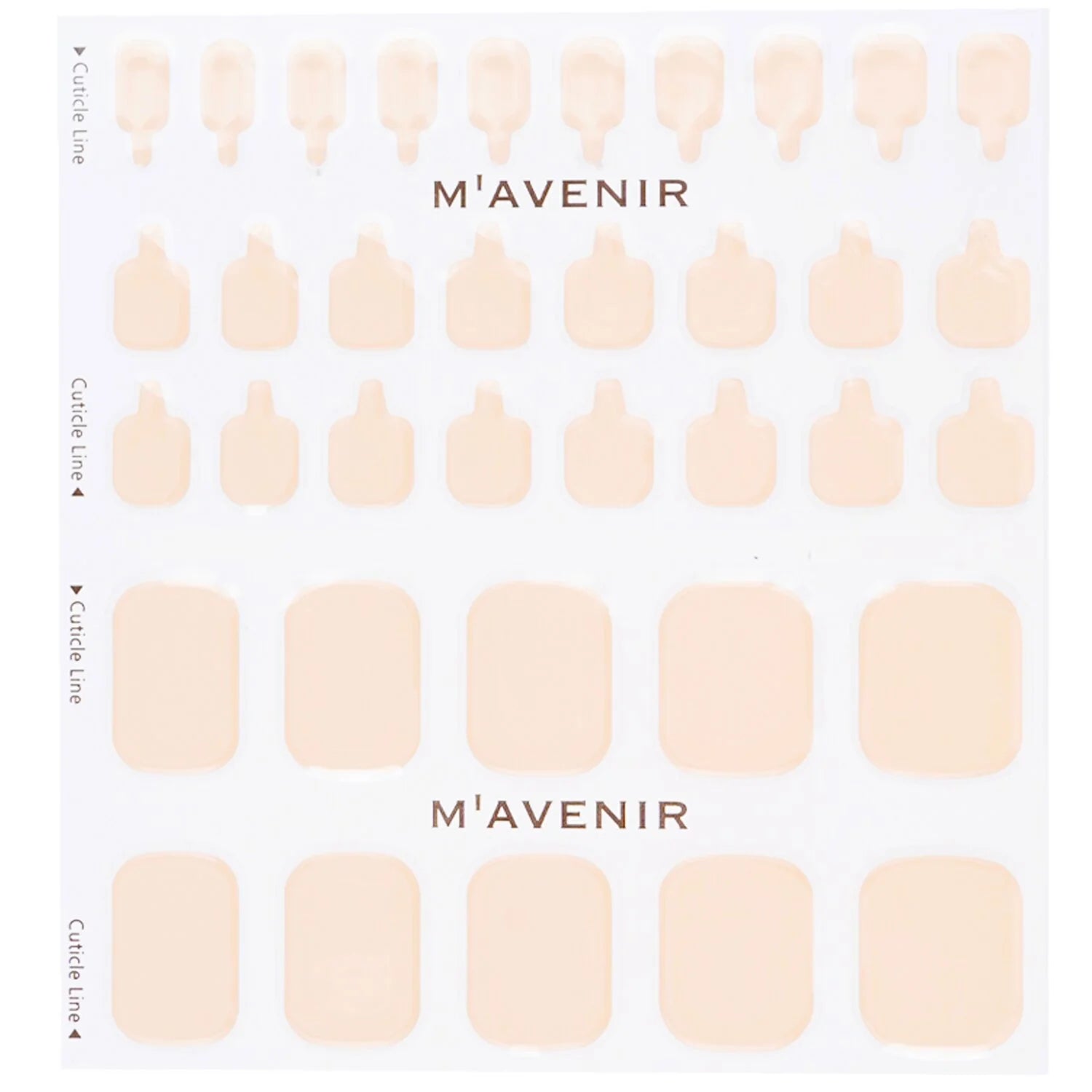 Deep Water Wave Nail Sticker 32pcs M8598