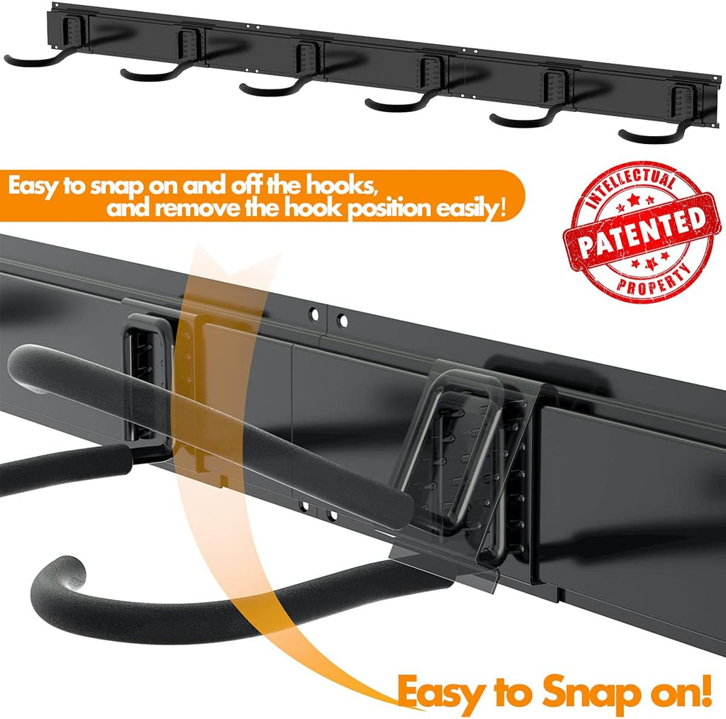 6 Bike Rack Wall Mount Pack of 2 M4056