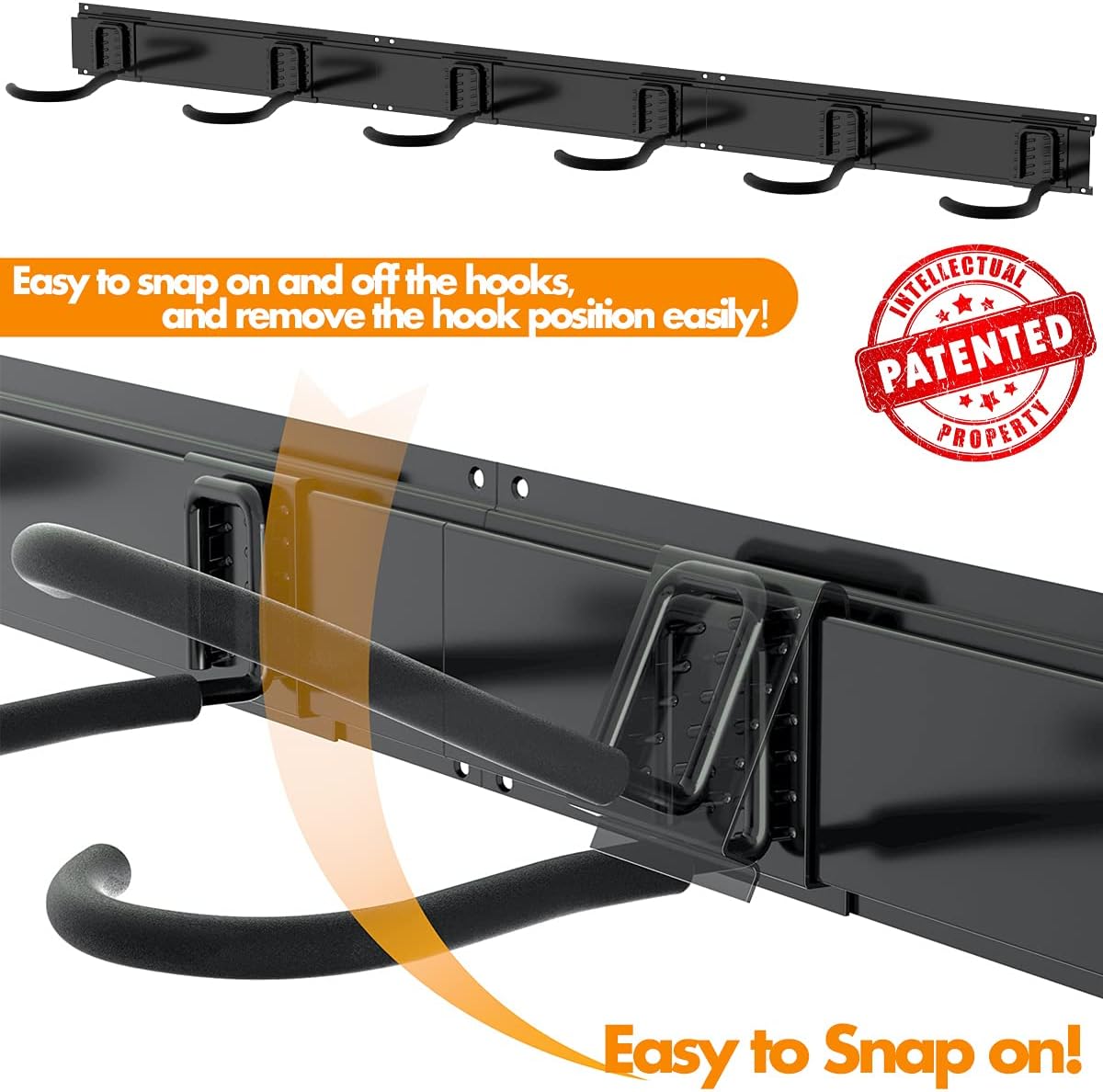 6 Bike Rack Wall Mount Pack of 2 M4056