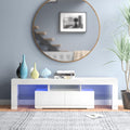 White High Gloss TV Cabinet with Storage and 2 Drawers K7228