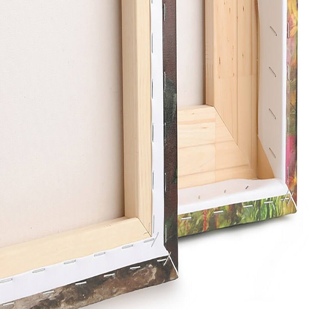 Green Traditional Canvas Artwork Print - 40 in. Wide x 30 in. High N42590