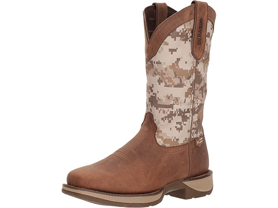 Brown Desert Camo 8 Work Boots Q93184