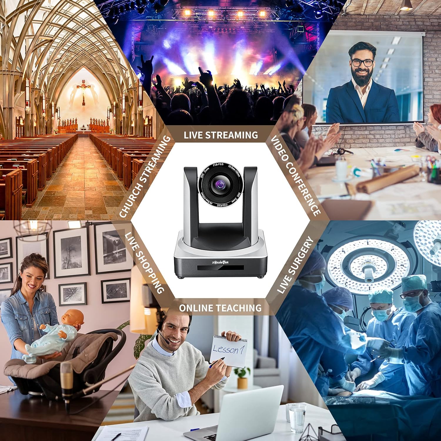20X PTZ IP Camera with HDMI and 3G-SDI Outputs L403392