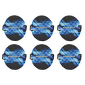 6 Pack Foam Saucer Disc Snow Sled N460