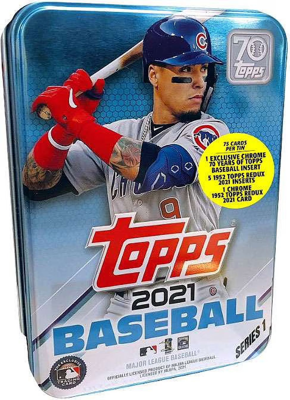 75 Cards Baseball Trading Card Tin Set E2983