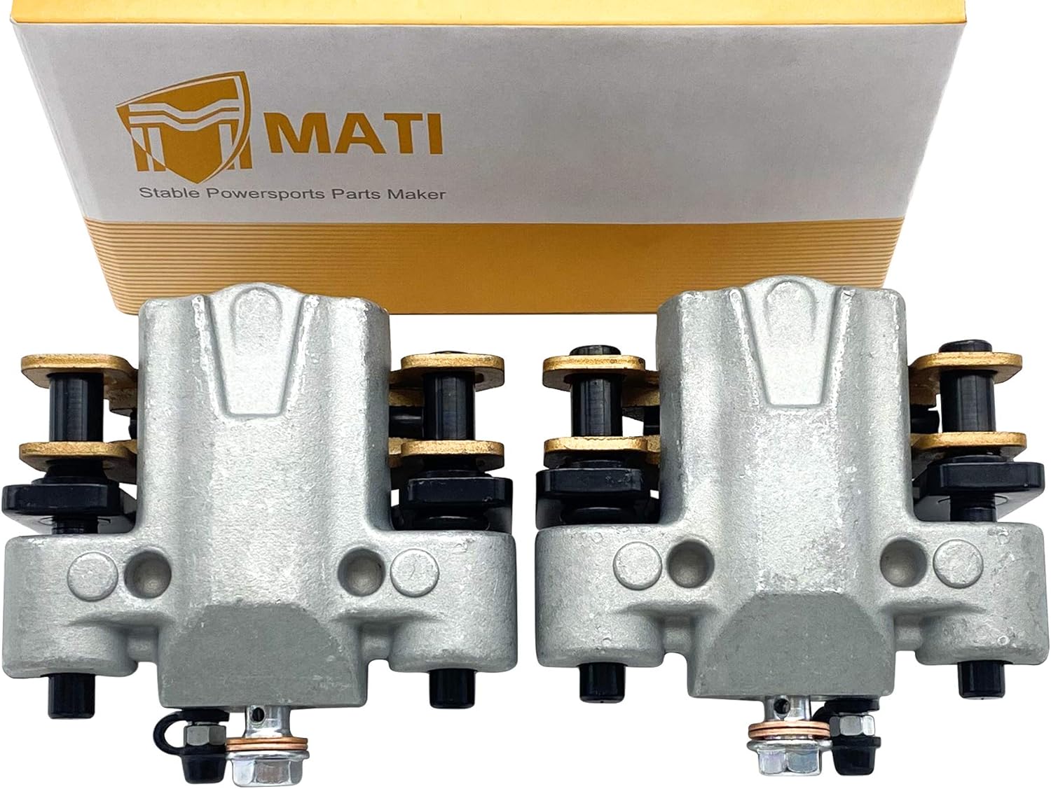 Rear Left Right Brake Calipers W/Pads Pack of 2 N641