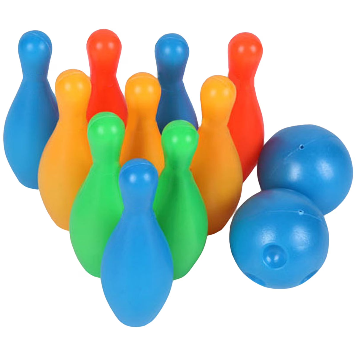 12Pcs/Set Solid Color Bowling Game Toy R272488