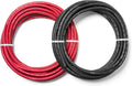 6 Gauge Extra Flexible Welding Cable 600 Volt Combo Pack - Black+Red 25 Feet of Each R802827