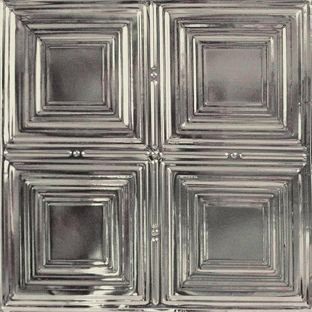 24-in x 24-in 5-Pack Metal Surface-Mount Panel Ceiling Tiles Q969
