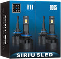 9005 LED Conversion Headlight Bulb High Low Beam Combo Kit Pure White 6500k Pack of 2 S425957