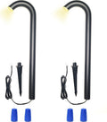 4 Pack Brown Aluminum Bollard Pathway Lights W3542
