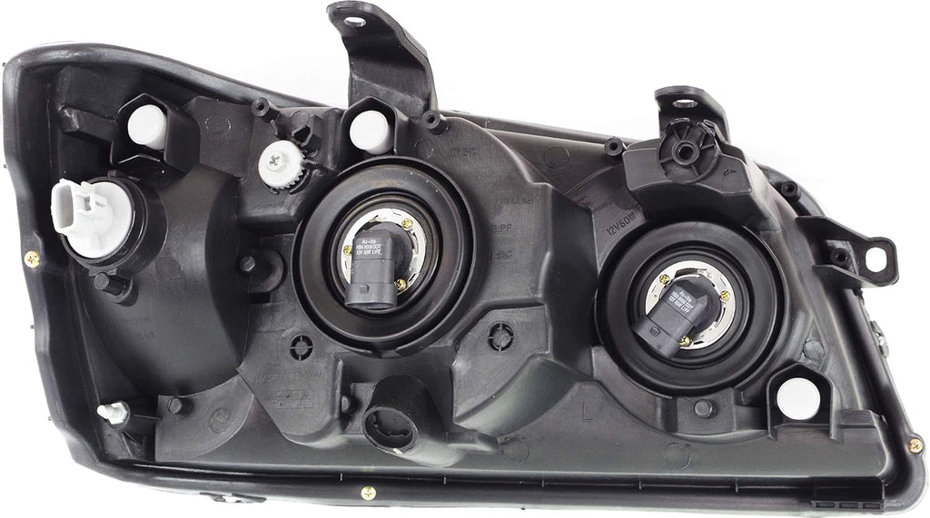 Headlight Set of 2 Clear Lens Halogen With bulbs W33693