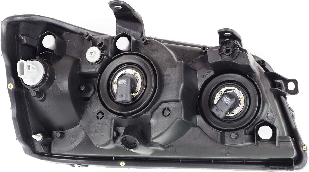 Headlight Set of 2 Clear Lens Halogen With bulbs W33693
