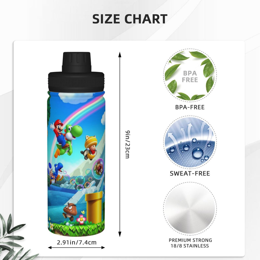 18OZ Insulated Stainless Steel Water Bottle G629447