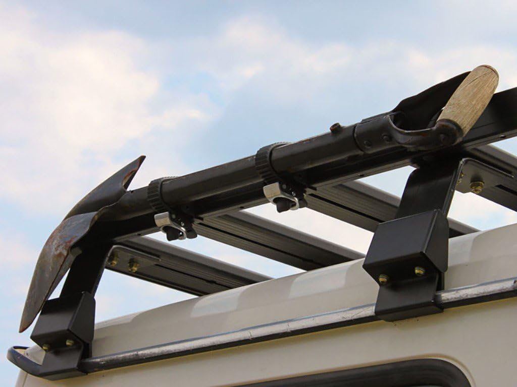 Ratcheting Spade Shovel & Paddle Mount for Roof Racks (Black) Z239603