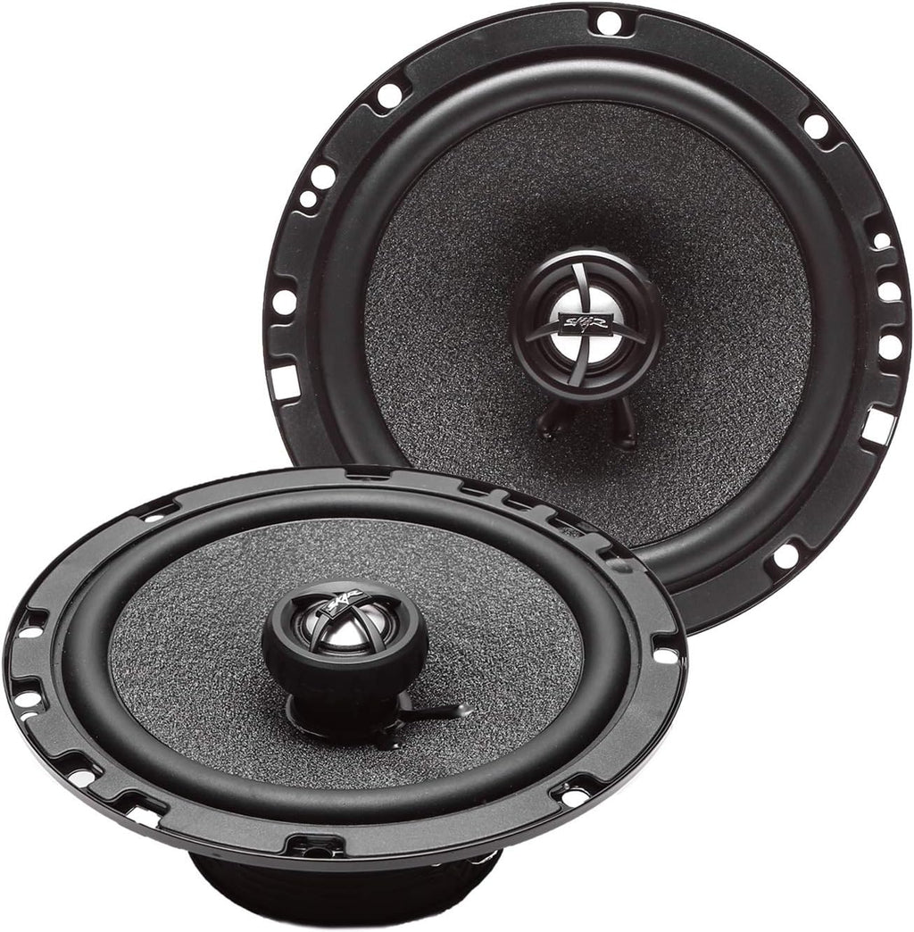 6.5" 200W 2-Way Coaxial Car Speakers, Pair D857180