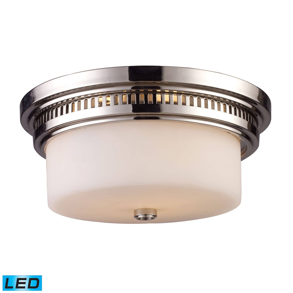 Polished Nickel LED Flush Mount M335