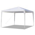 White 10 x 10ft Waterproof Party Tent B97549