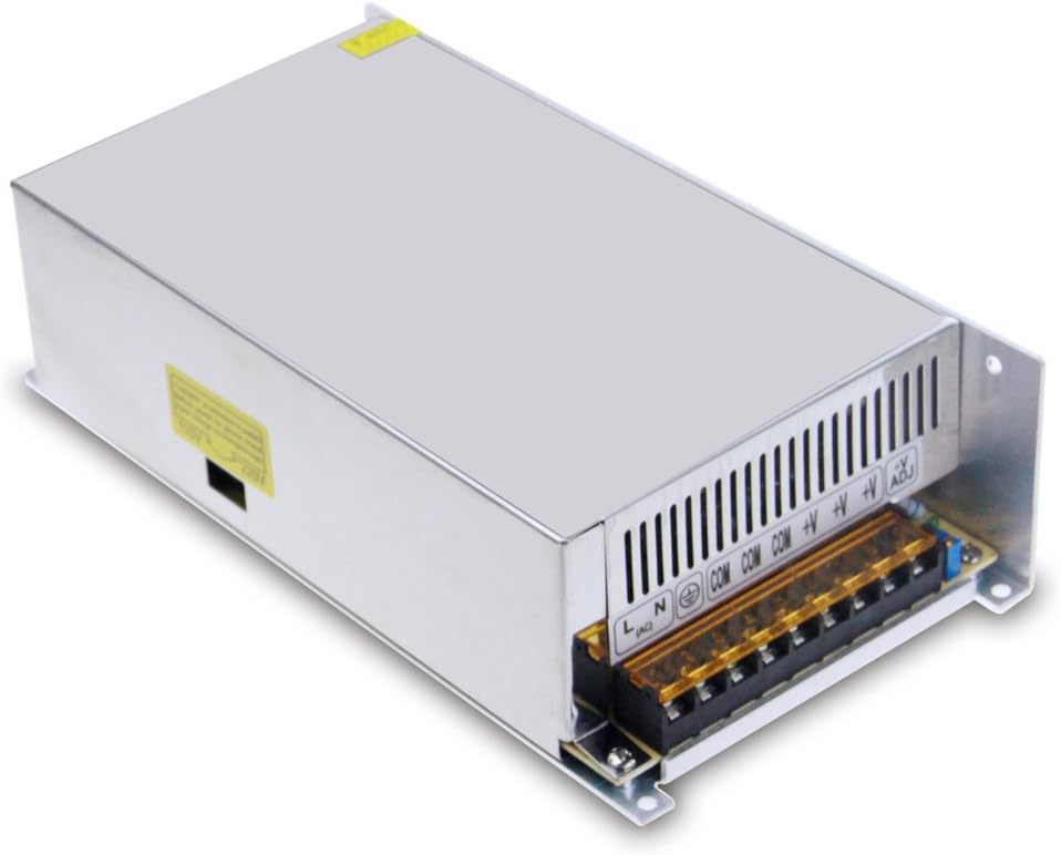12V 40A 480W Switch Mode Power Supply LED Driver AC 110V / 220V to DC 12 Volt Converter Pack of 2 S8730