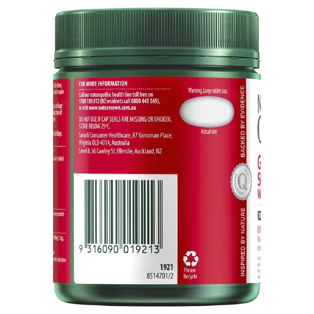 Glucosamine Sulfate 1500 with Chondroitin 160 Tablets Z78160