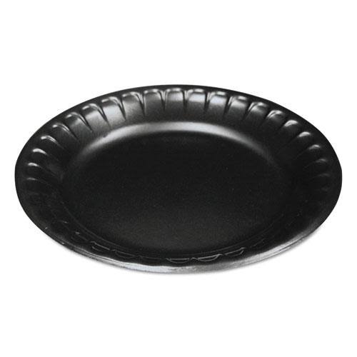 White 3-Compartment Laminated Foam Plate, 540/Carton J356