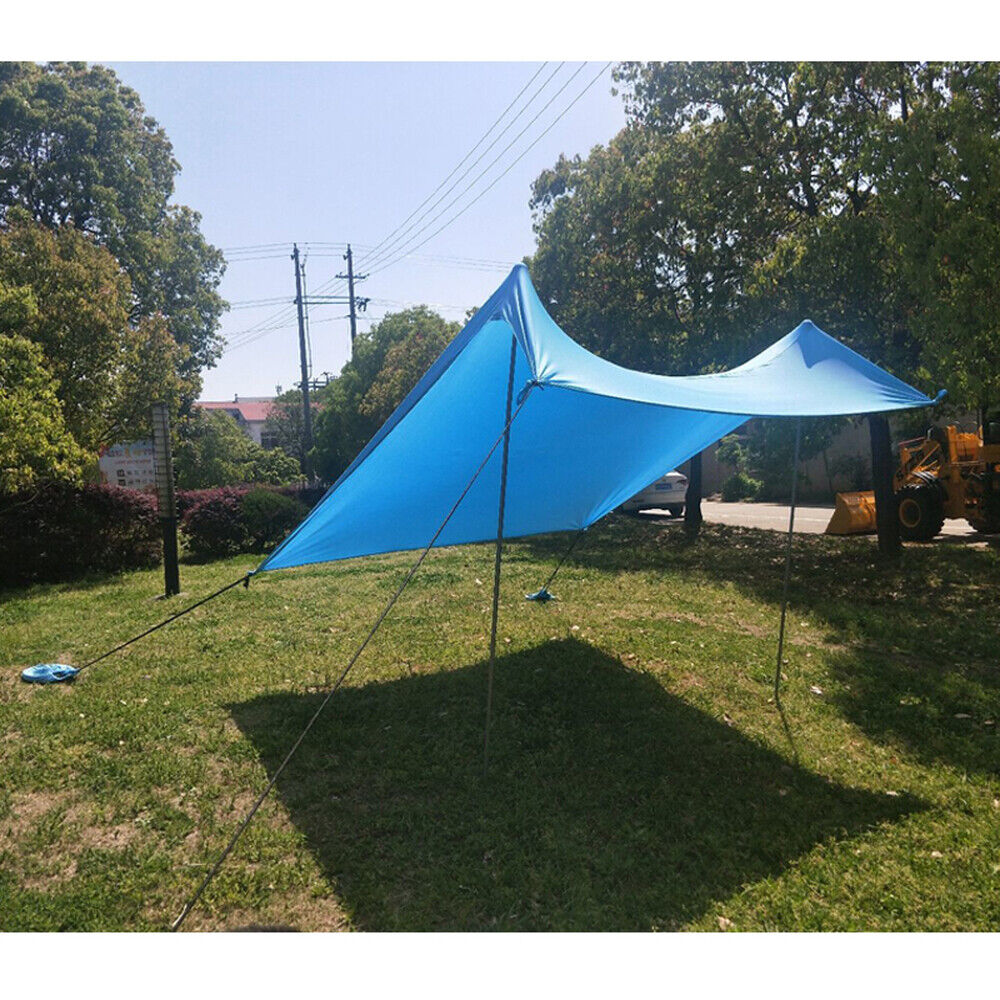 10 x 10 ft Pop Up Beach Canopy Tent with Stability Poles K31103