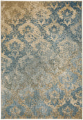 Blue Woven Area Rug H65404