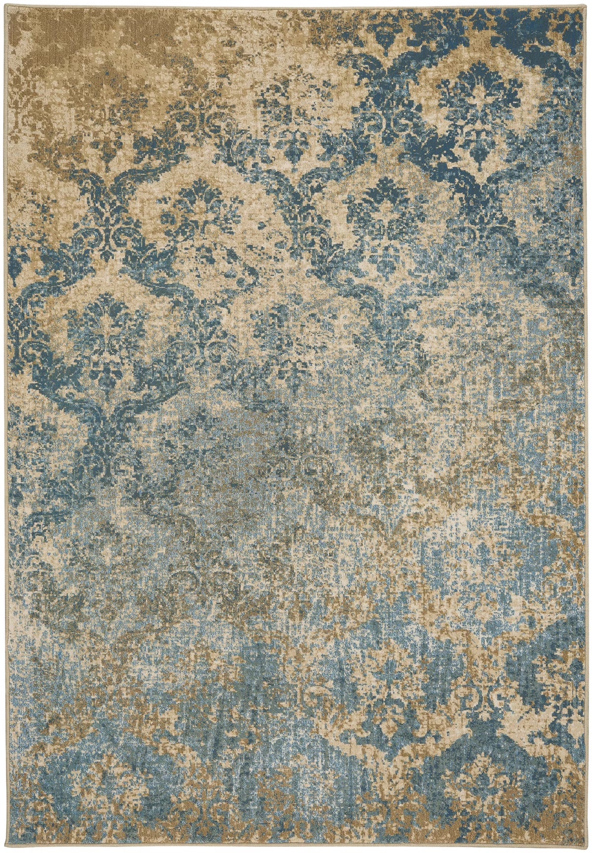 Blue Woven Area Rug H65404