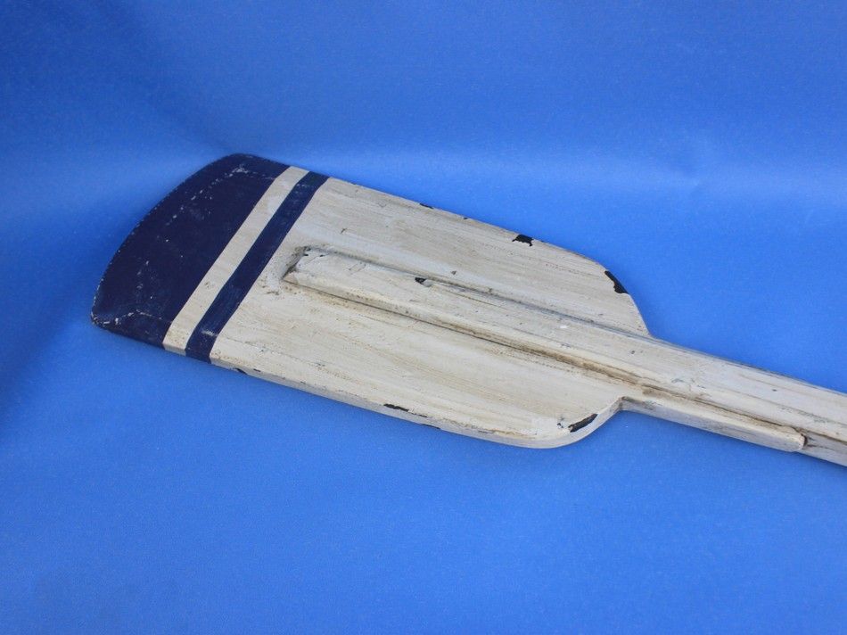 Wooden Rustic Rowing Boat Oar with Hooks - 50 in. X254